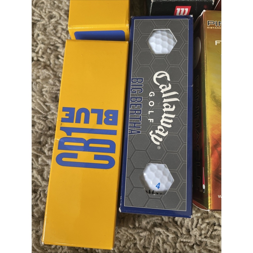 Callaway Titleist Bridgestone Golf Balls Open Box Never Used Lot of 12 Boxes - Picture 11 of 11